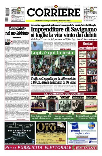 Edizione del 12/05/2013 - Corriere