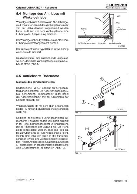 1 Hinweise - B+M Haus- und Agrotech AG