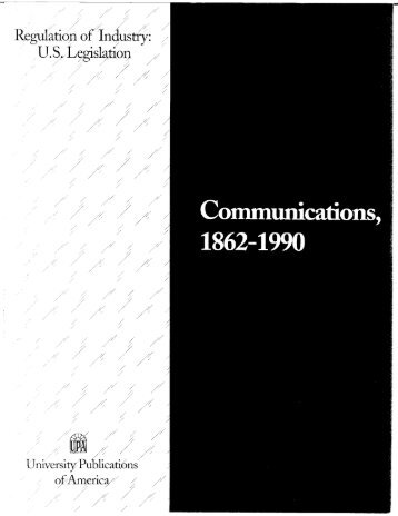 Communications, 1862-1990 - ProQuest