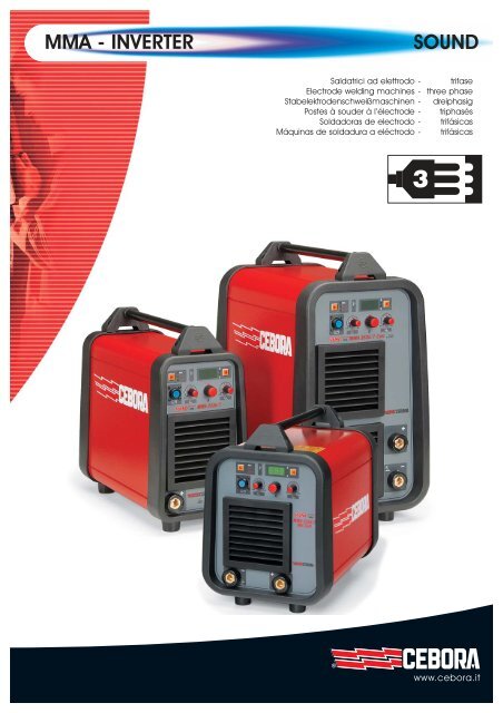 Catalogo Inverter MMA-TRIFASI-C284:Catalogo ... - Cebora S.p.A.