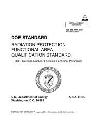 DOE-STD-1174-2003 - The Office of Health, Safety and Security ...