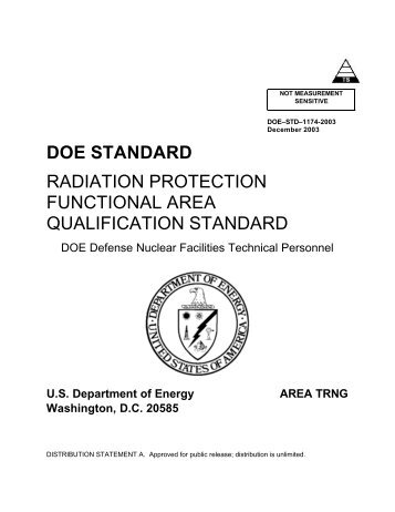 DOE-STD-1174-2003 - The Office of Health, Safety and Security ...