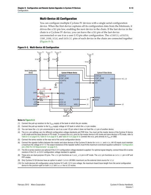 Configuration and Remote System Upgrades in Cyclone IV ... - Altera