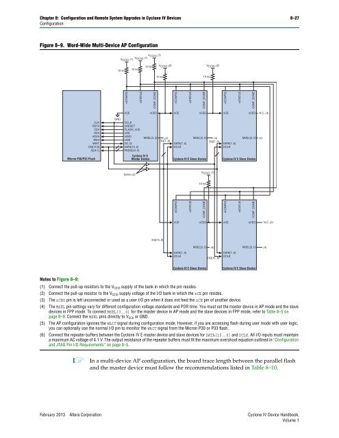 Configuration and Remote System Upgrades in Cyclone IV ... - Altera