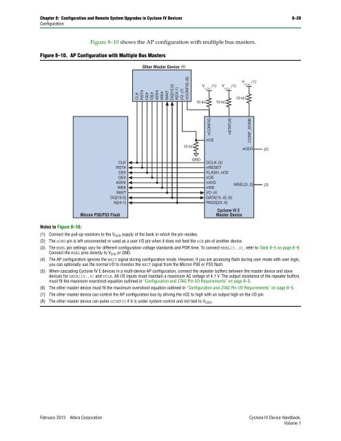 Configuration and Remote System Upgrades in Cyclone IV ... - Altera