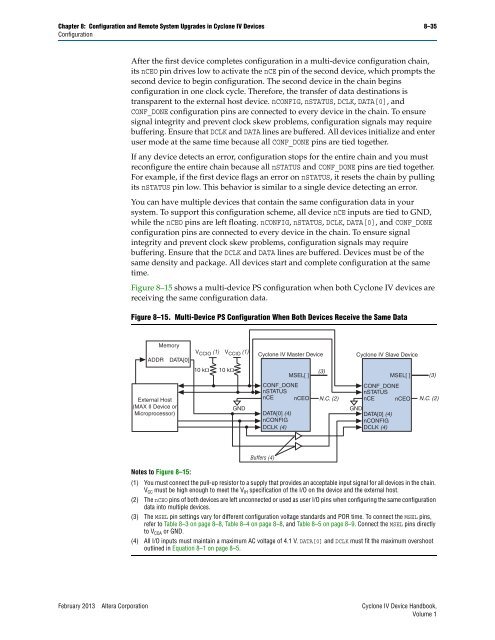 Configuration and Remote System Upgrades in Cyclone IV ... - Altera