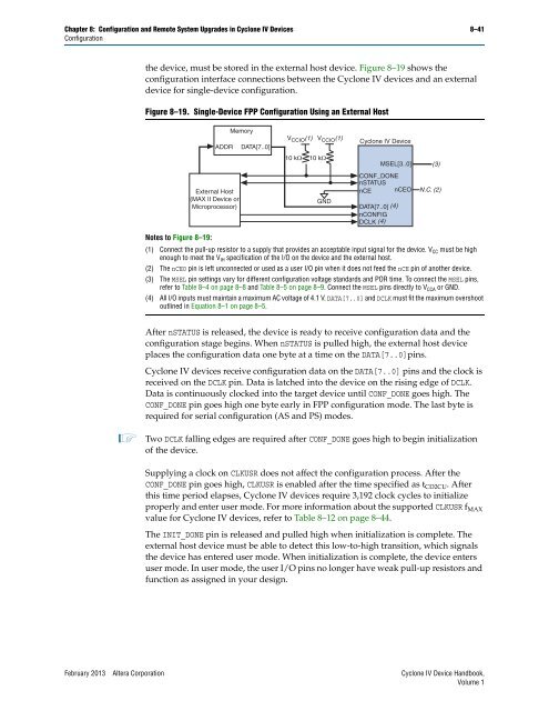 Configuration and Remote System Upgrades in Cyclone IV ... - Altera