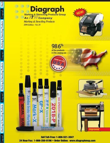 Diagraph Product Catalog (.pdf) - Mark-Pack, Inc