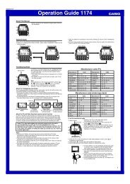 Operation Guide 1174 - Digital Watch Library