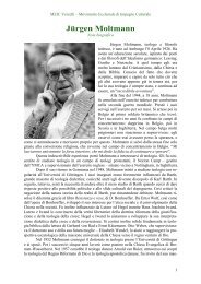 Prof. Jürgen Moltmann - MEIC Vercelli