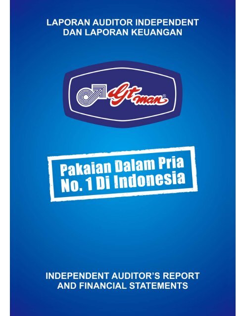 laporan auditor independent dan laporan keuangan - IDX