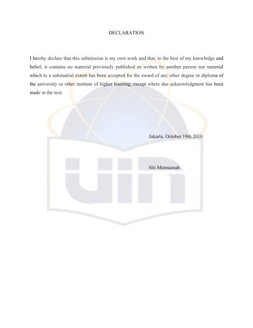 laporan keuangan - Institutional Repository UIN Syarif Hidayatullah ...