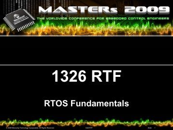 RTOS Fundamentals