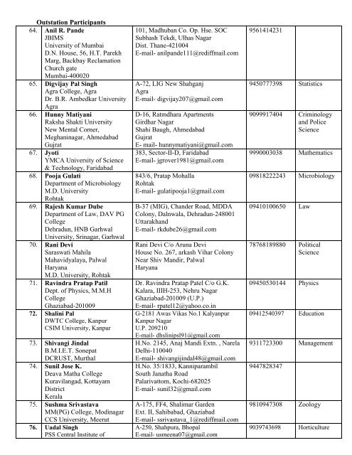 Orientation programme (or-71) - University of Delhi