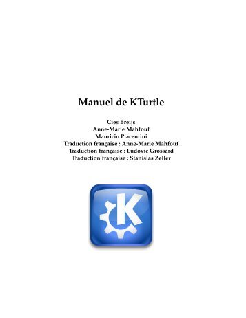 Manuel de KTurtle - KDE Documentation