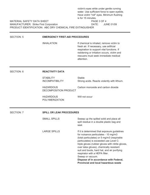 Print MSDS - Miller Electric Company Publications