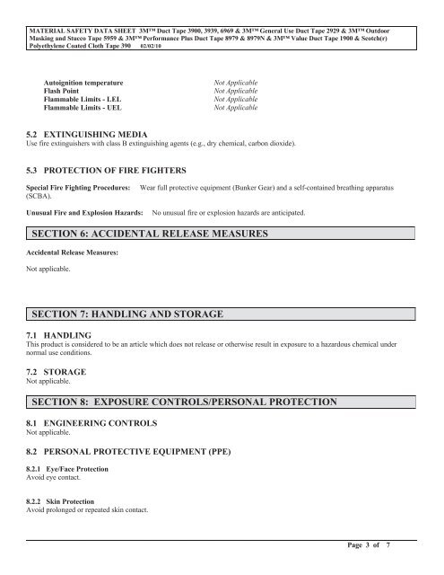 Print MSDS - Miller Electric Company Publications