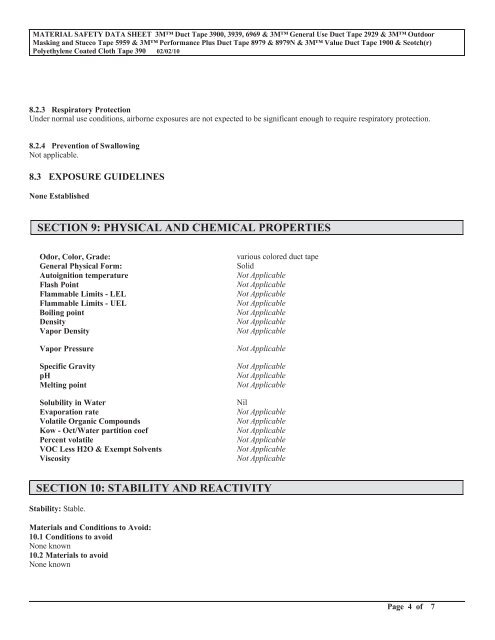 Print MSDS - Miller Electric Company Publications