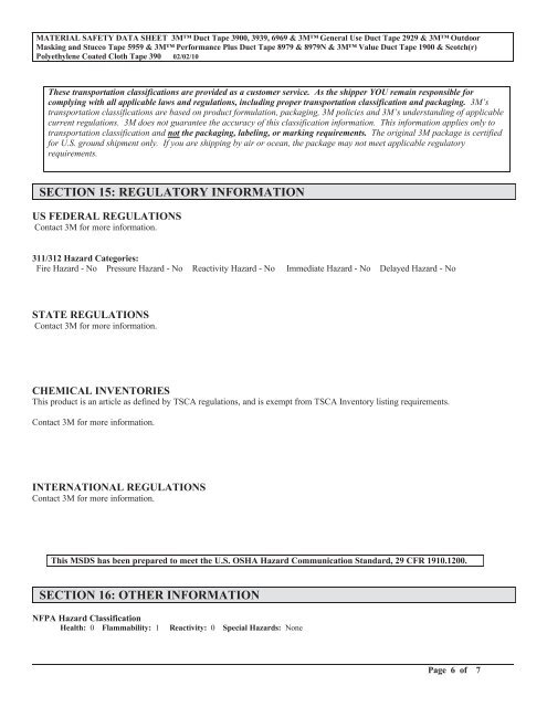 Print MSDS - Miller Electric Company Publications