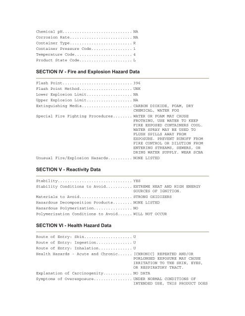 Print MSDS - Miller Electric Company Publications