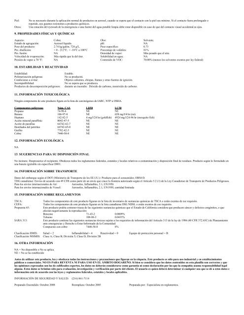 Print MSDS - Miller Electric Company Publications