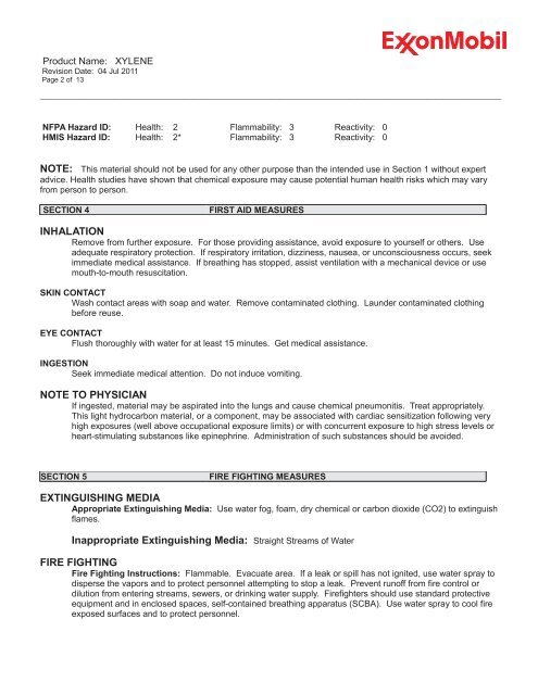 Print MSDS - Miller Electric Company Publications