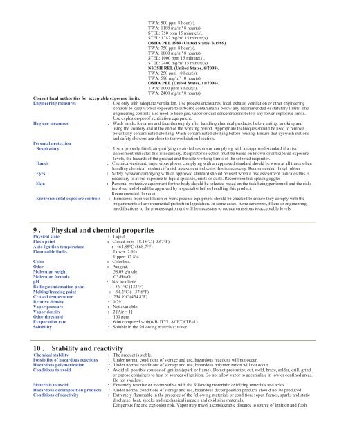 Print MSDS - Miller Electric Company Publications