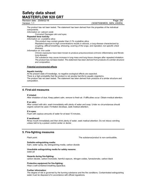 Print MSDS - Miller Electric Company Publications