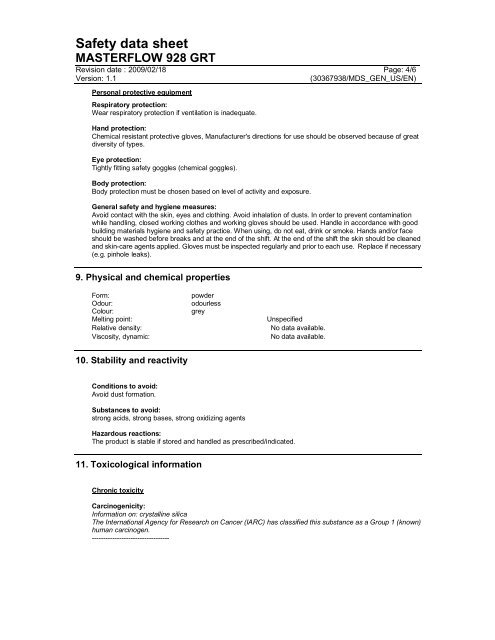 Print MSDS - Miller Electric Company Publications