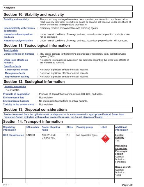 Print MSDS - Miller Electric Company Publications