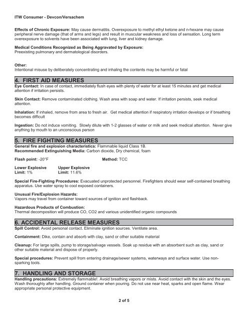 Print MSDS - Miller Electric Company Publications