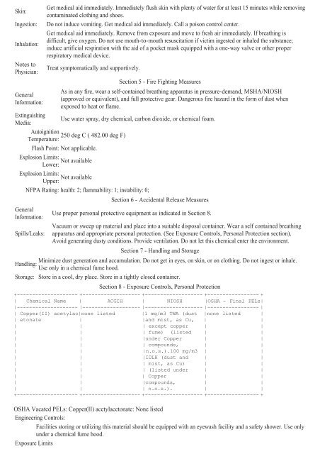 Print MSDS - Miller Electric Company Publications