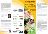 6. Herrenberger Gesundheitstage - fit at work GmbH
