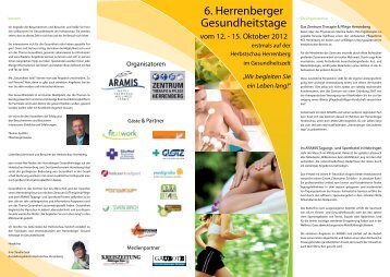 6. Herrenberger Gesundheitstage - fit at work GmbH