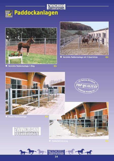 Unser Katalog als PDF! - Pferdeboxen Zwingmann