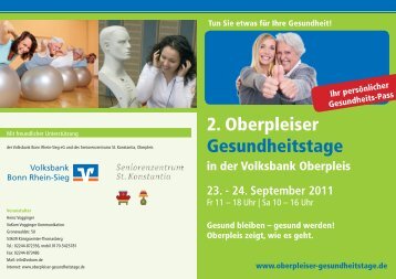 2. Oberpleiser Gesundheitstage