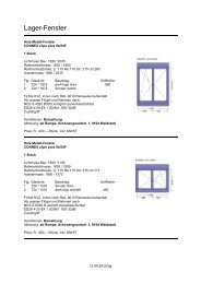 Holz-, Holz-Metall-Fenster - Blumer Techno Fenster