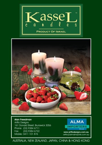 KasseL Candles Catalogue - Alma Importers