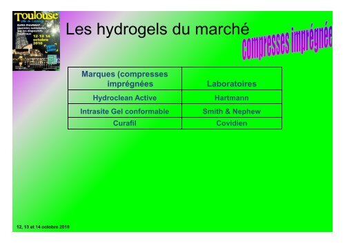Les hydrogels - Euro-Pharmat