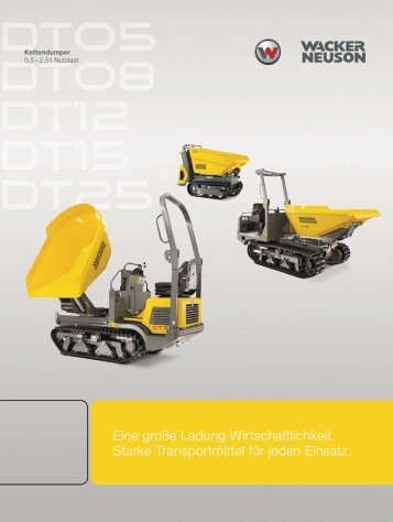 DT05 DT08 DT12 DT15 DT25 - Wacker Neuson