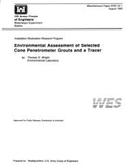 Miscellaneous Paper IRRP-93-1 - Environmental Laboratory - U.S. ...