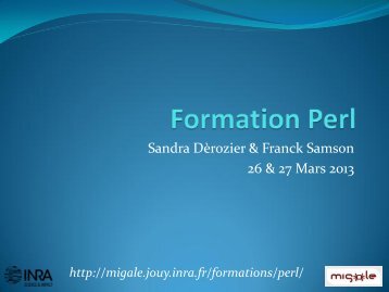 Formation Perl - Inra