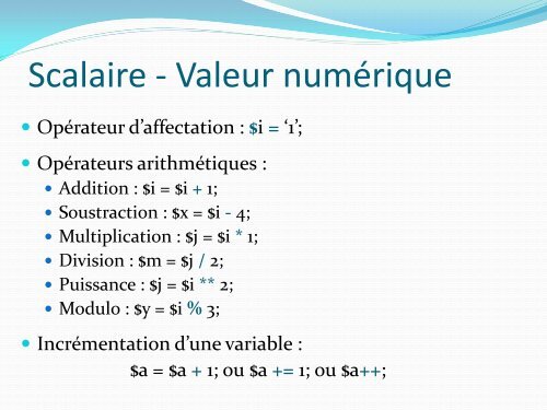 Formation Perl - Inra