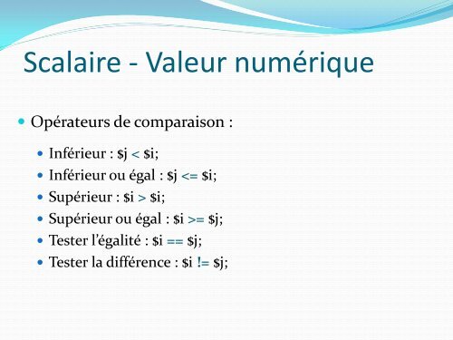 Formation Perl - Inra