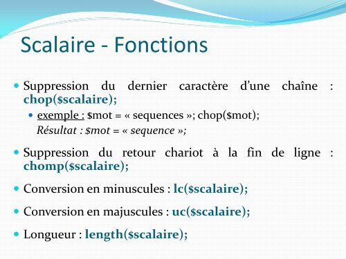 Formation Perl - Inra