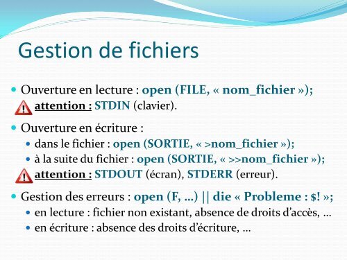 Formation Perl - Inra