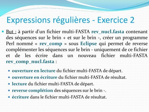 Formation Perl - Inra