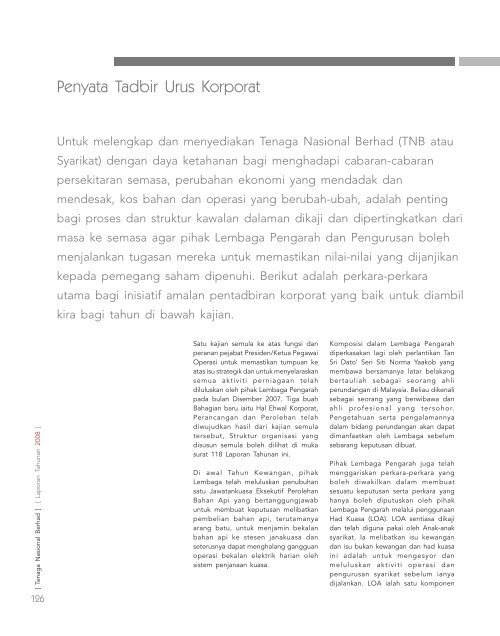 laporan tahunan - Tenaga Nasional Berhad