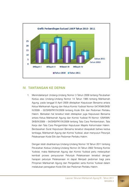 Laporan Tahunan Mahkamah Agung RI - Tahun 2011 - Pembaruan ...