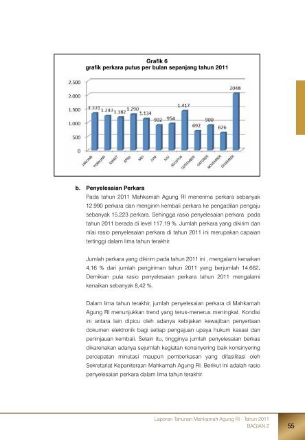 Laporan Tahunan Mahkamah Agung RI - Tahun 2011 - Pembaruan ...